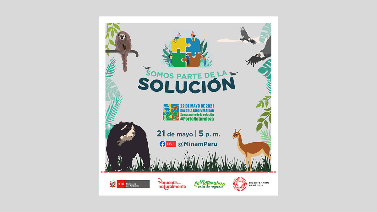 “Somos parte de la solución” por el día de la Diversidad Biológica 2021