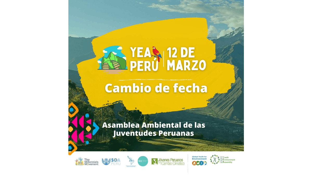 Participa en la Asamblea de Juventudes Peruanas de Medio Ambiente